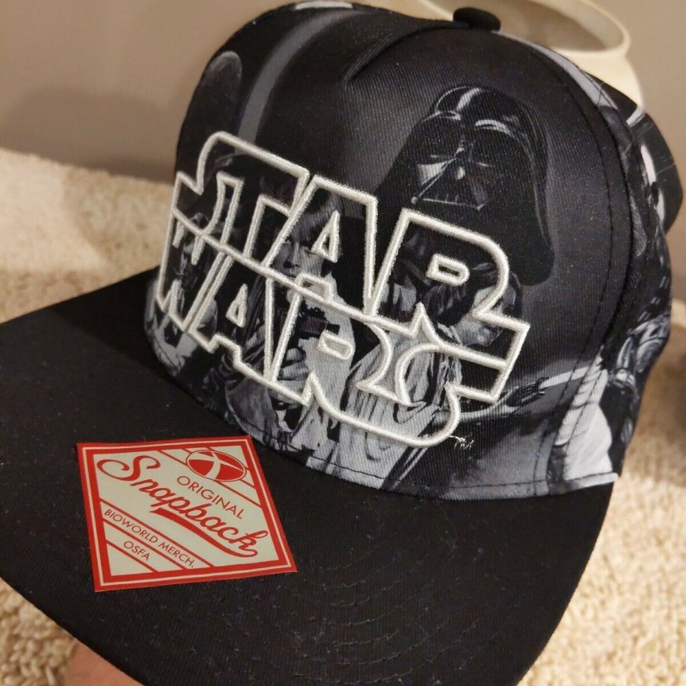 STAR WARS Character Embroidered Hat Snapback Lucasfilm LTD RN#115665 - Picture 3 of 13